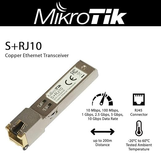 COPPER SFP+ MikroTik S+RJ10 - Image 2